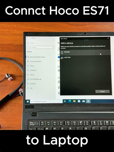 Pair Hoco ES71 with laptop