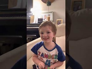 Birthday interview with Zander age 4