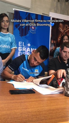 Moises Villarroel renueva por un año con el Club Blooming. #blooming #scz #bolivia