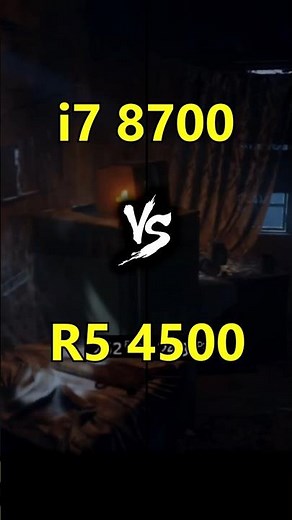 i7 8700 vs Ryzen 5 4500 Test in Games