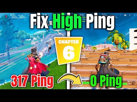 How To Fix HIGH PING In Fortnite Chapter 6 | Fix LAG