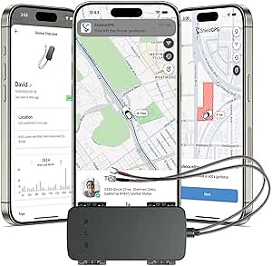 G1C - 4G Mini Wired GPS Tracker for Cars, Vehicles, RVs, Motorbikes, E-Bikes - Easy Self Install for Tracking, Anti Theft & Fleet Management