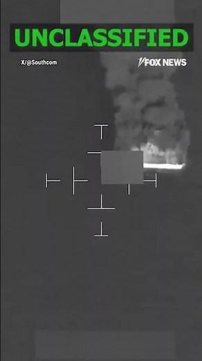 WATCH: Joint Task Force Southern Spear team strikes narco-terrorist vessel #shorts #usa #watch #news