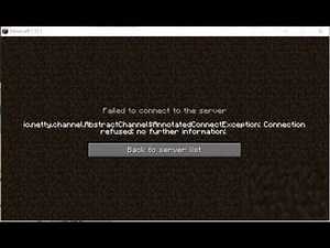 3 Ways To Fix Error - No Further Information Error For Minecraft Server