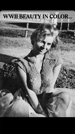 Rare Beautiful Girl From WWII Brought Back to Life #history #ww2 #colorized