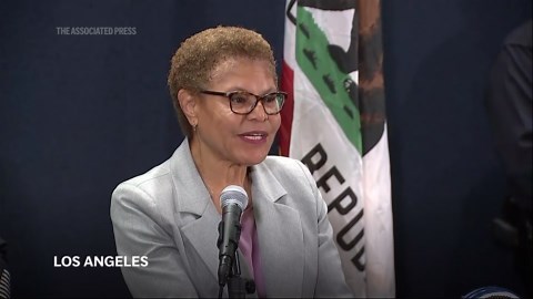 Mayor Bass says burglary crew arrested in connection with almost 100 break-ins across Los Angeles