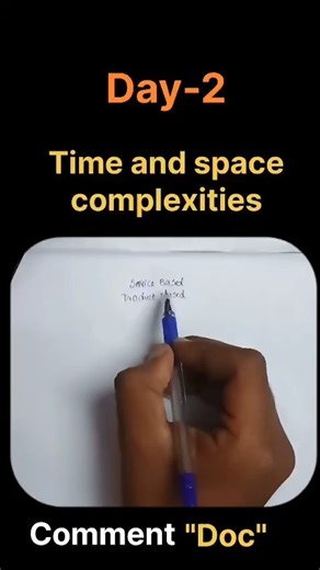 prasad | Comment “DOCUMENT” 👇 Time & Space Complexity practice questions + explanation document share chestanu. ❌ Biggest beginner mistake: Code... | Instagram