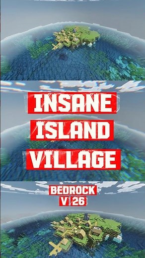 INSANE Island Start Seed (Minecraft Bedrock 26) 🔥🏝️ #minecraft
