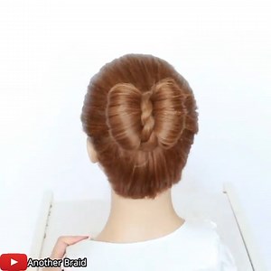 Easy Bow Bun! | Another Day Another Braid