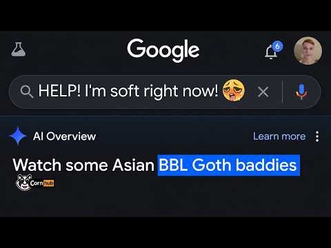 Idiot Laughs at Dumb Google AI Responses