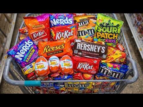 A Lot of American Candy #14 Nerds Reese’s Skittles M&M’s Hershey’s Haul