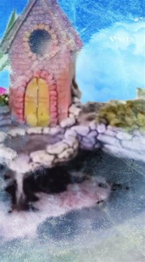 #Amezing #handmade waterfall ⛲️💦 #ytshorts#like#Unique #dcmotor pump #crazy thought #awesome#idea