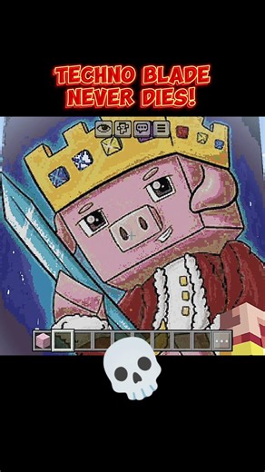 1 SUBSCRIBE For Techno Blade #shortsfeed #trending #minecraft #viral