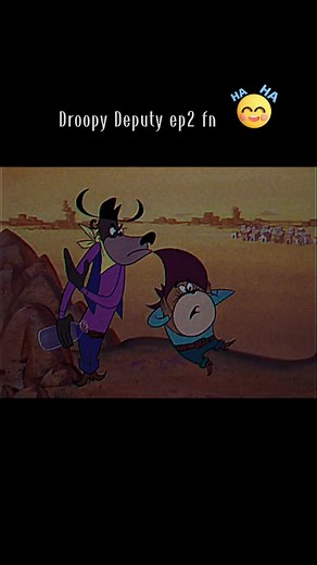 Droopy Deputy ep2 fn 🤪😁 #droopy #droopydog #cartoon #cartoon_tiktop