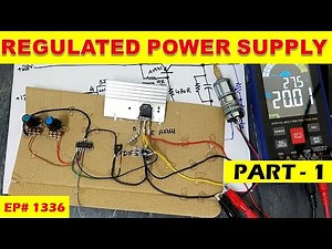 #1336 Designing a Regulated DC Power Supply Using LM324 | Complete Circuit Guide