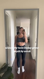 week by week bump update #twinpregnancy #pregnant #pregnancy #pregnantwithtwins #bumpdate #firsttrimestrepregnancy #firsttrimester #secondtrimester #thirdtrimester #twinbump #babybump #breastfeeding #pregnancyjourney #twinmom #twinmum | Twin pregnancy