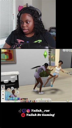 Playing The Sims Be Like... #shorts #letsplay #gameplay #sims4 #thesims