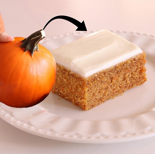 7.9K views · 319 reactions | The Easiest PUMPKIN CAKE RECIPE using Freshly Grated Pumpkin | Emma's Goodies | Facebook