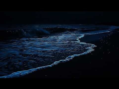 Ocean Waves For Deep, Uninterrupted Sleep | Fall Asleep And Stay Asleep | Dark Screen 24 Hours