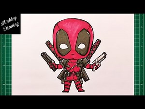 How to Draw Chibi Deadpool