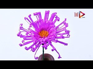 WOW !! Easy To Make Spider Chrysanthemum (Mum Flower) From Crepe Paper | DIY Paper Mums Flower
