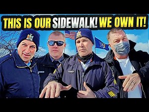 C.O WANTS THE STATE POLICE TO REMOVE JOURNALIST FROM PUBLIC SIDEWALK! GET EDUCATED INTSTEAD! 1A FAIL
