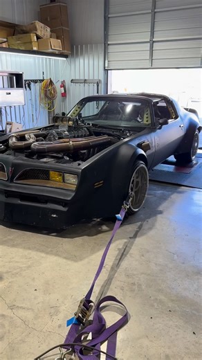 Got the Burn Bird on the dyno! Unfortunately it seems our dyno is having issues from the flooding a few months back. Numbers aren’t reading right. Either way the tune is good and it makes plenty of power! SEMA here we come! #burnouts | Jessie's Performance