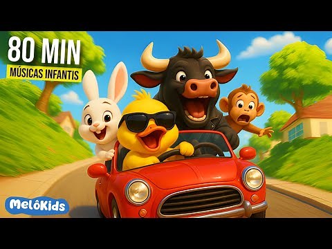 🎵 80 minutos de Músicas Infantis Divertidas para Dançar, Pular e Cantar