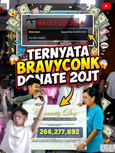 Bravy donate 20jt banyak yang tidak tau #marapthon #bravy