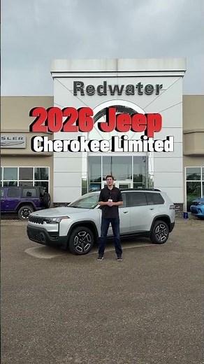 Sleek New Hybrid! 2026 Jeep Cherokee Limited Turbo Hybrid Tour with Jeremy at Redwater Dodge