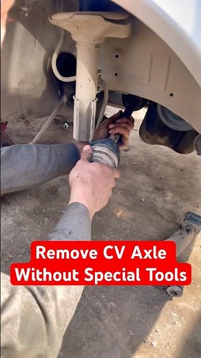 How to Remove CV Axle from Automatic Transmission & manual gear box | With tools & Without Tools