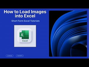 How to Load Images into Excel (in under 60 seconds)