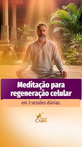 A mente agitada interrompe o processo de regeneração celular o tempo todo. Quando você medita, cria espaço para a energia vital circular. Desbloqueia o que estava travado. Três sessões curtas ao dia fazem mais do que uma sessão longa por semana. É consistência, não quantidade. É presença, não perfeição. No dia 14 de fevereiro eu vou ensinar exatamente como fazer isso. Comenta MEDITAÇÃO pra saber mais. | Universidade Cristina Cairo