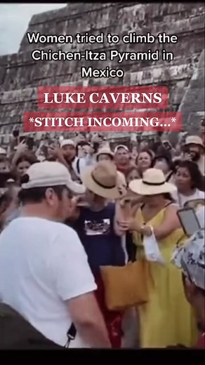 Woman Climbing Mayan Pyramid | Mesoamerican Adventure