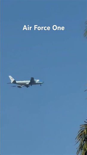 Air Force One landing in PBI on 03-22-2026
