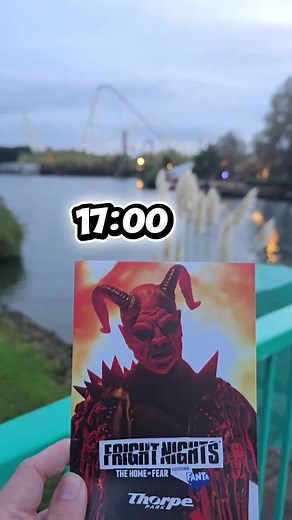 Fright night for just the evening @ThorpeParkOfficial #Frightnight #thorpepark #scareattraction