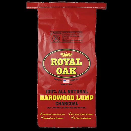 Royal Oak® 100% All Natural Hardwood Lump Charcoal - Royal Oak