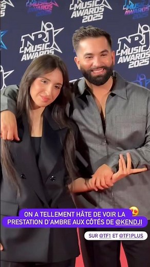 Kendji Girac & ambre ( star Academy 2025 ) au NRJ Music Awards 2025