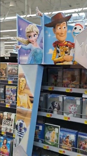 Disney 100 Years of Wonder Walmart Exclusive Blu-ray Display