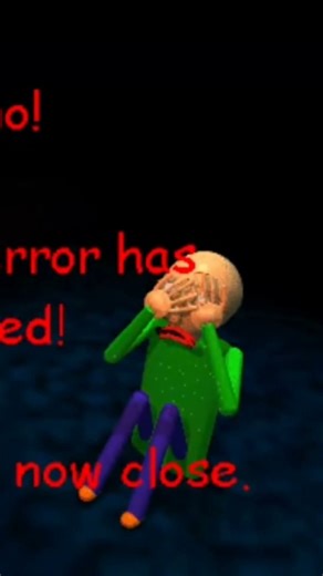 baldi crying (baldis basics rare Deatch screen)