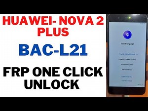 Huawei Nova 2 plus / (BAC-L21) / Frp One Click Unlock /By Halabtech Tool v1.0 New Method 10000% Ok