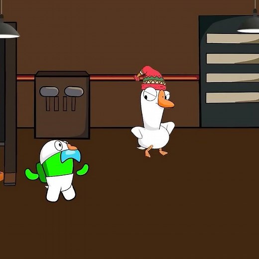 Goose Goose Duck vs Among Us Funny Animation 1
