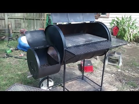 55 gallon barrel smoker build