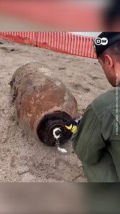 29K views · 406 reactions | The water level in Italy's drought-stricken Po River is so low that even a WWII-era bomb reemerged. | DW News | Facebook