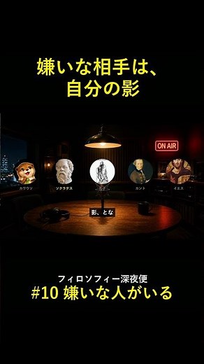 嫌いな相手は、自分の影。孔子の恕と修身【フィロソフィー深夜便 #10切り抜き】#shorts