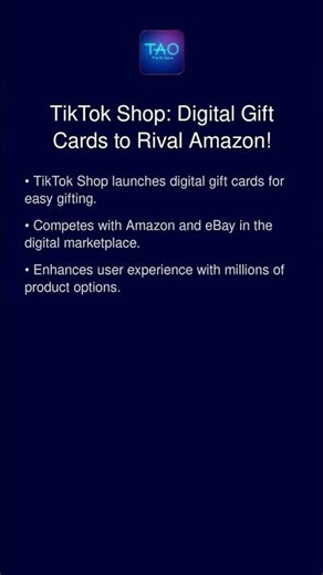 TikTok Shop: Digital Gift Cards to Rival Amazon!