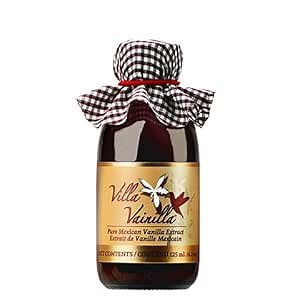 Villa Vainilla Pure Vanilla Extract Alcohol free- Premium Concentrated, Real, Natural, Gourmet Flavor from Mexico (4.2 Fl Oz Alcohol Free Extract)