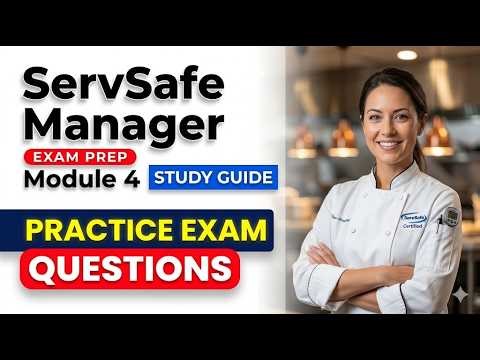 servsafe manager exam Exam Questionsyour First Trye - Module 4 Master Class 2026