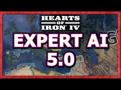 Hearts of Iron 4 but its running Expert AI 5.0!