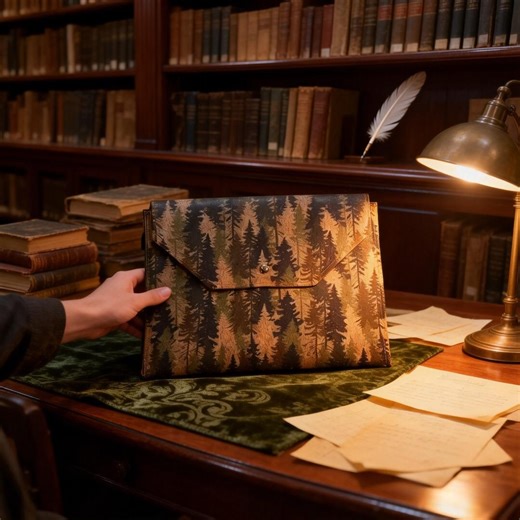 Handmade File Folder With Unique and Exquisite Pattern Printing. Valentine's Day Gift. Computer Bag. - Etsy